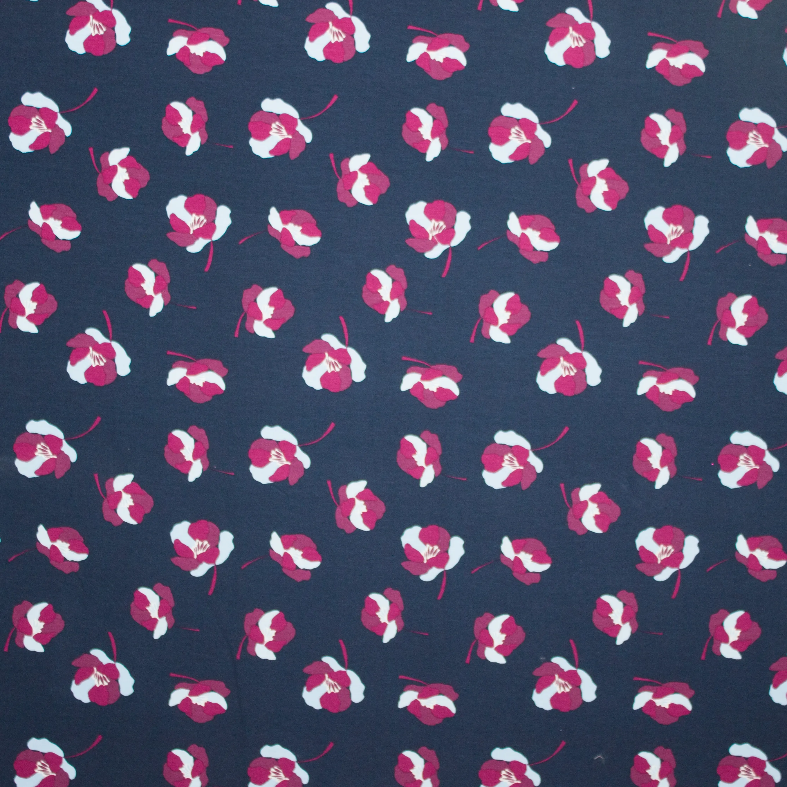 Tricot bloemenmotief